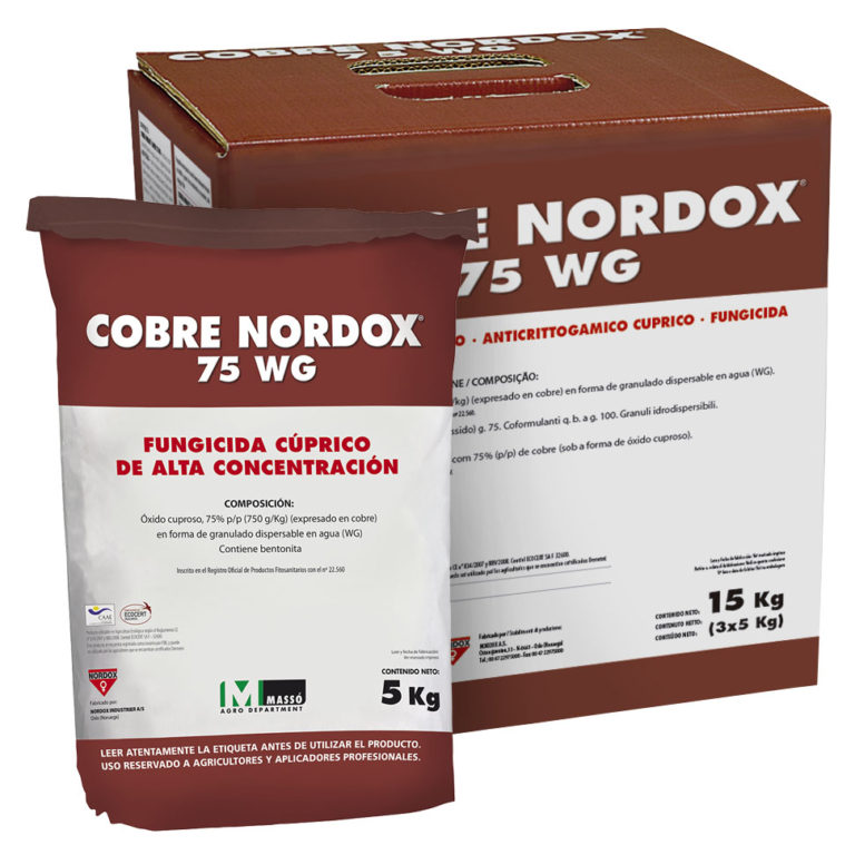 COBRE NORDOX 75 WG Fungicida cúprico a base de óxido cuproso